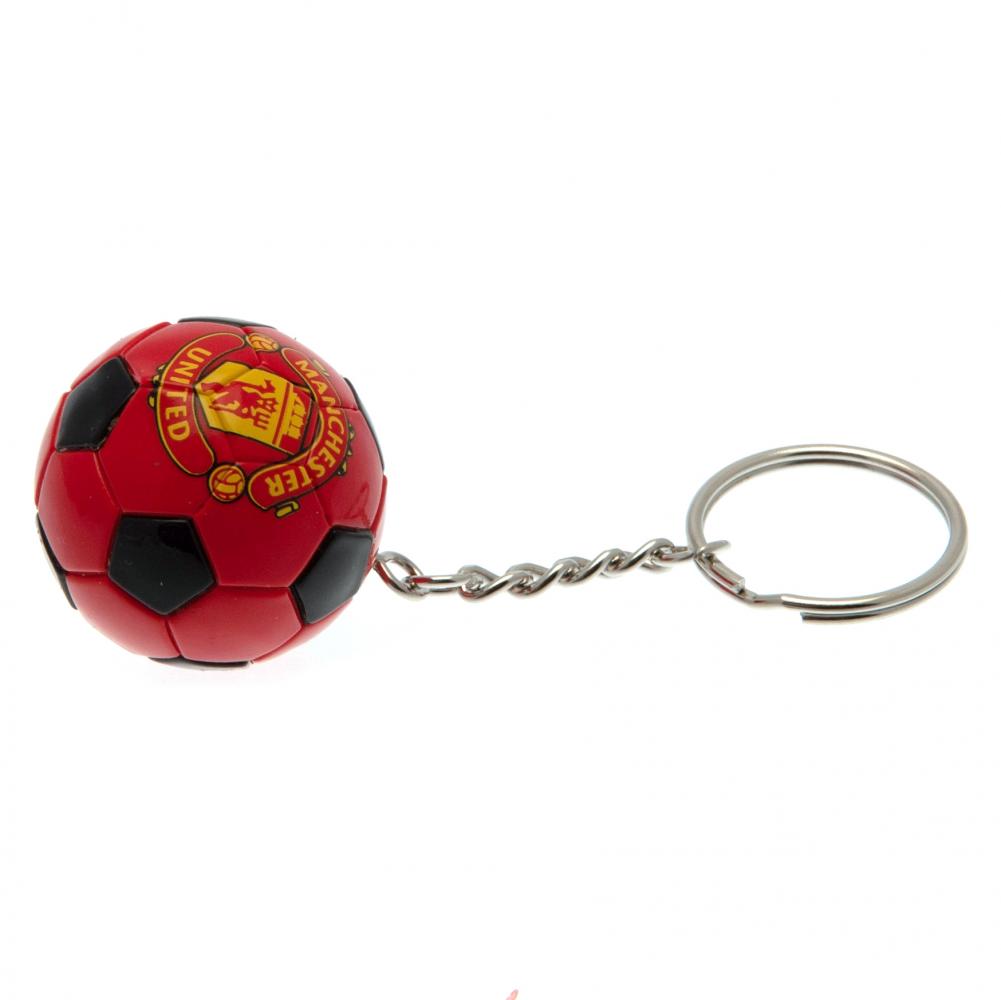 Manchester United FC Football Keyring - ScentiMelti Home Fragrance, Beauty & Gifts UK