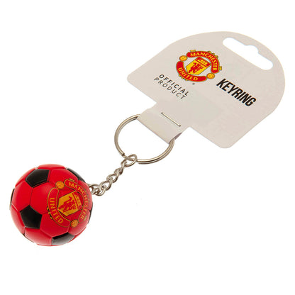 Manchester United FC Football Keyring - ScentiMelti Home Fragrance, Beauty & Gifts UK