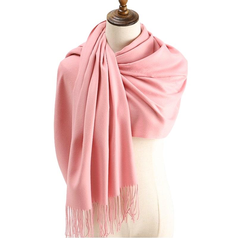 Pink Pashmina Shawl - ScentiMelti Home Fragrance, Beauty & Gifts UK