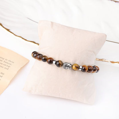 Tiger Eye and Buddha Bracelet Charm - ScentiMelti Home Fragrance, Beauty & Gifts UK