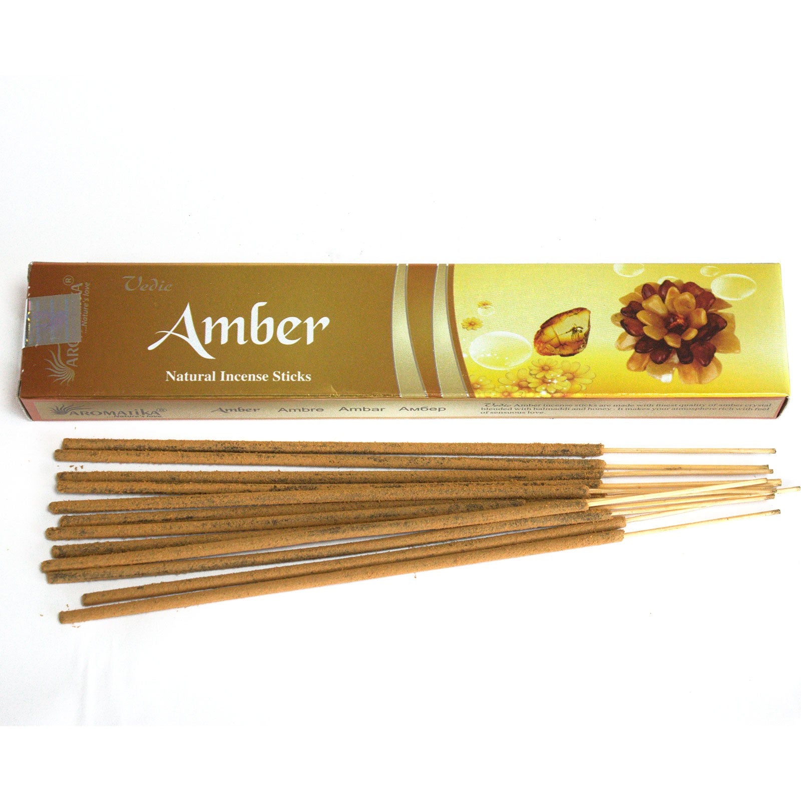 Vedic - Incense Sticks - Amber - ScentiMelti  Vedic - Incense Sticks - Amber