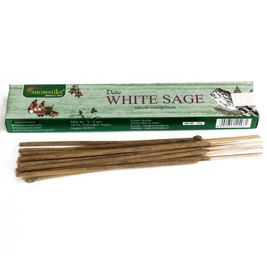 Vedic -Incense Sticks - White Sage - ScentiMelti  Vedic -Incense Sticks - White Sage