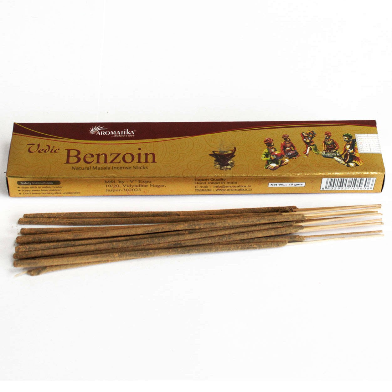 Vedic -Incense Sticks - Benzoin - ScentiMelti  Vedic -Incense Sticks - Benzoin