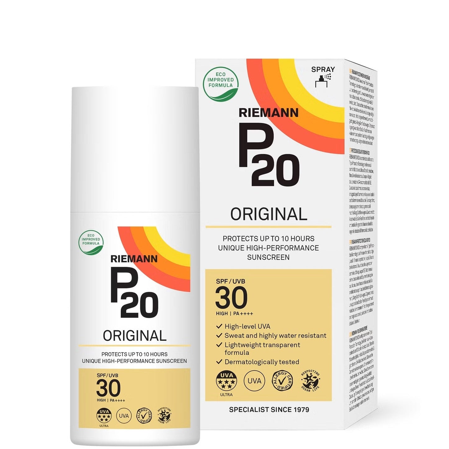 Riemann P20 Original SPF30 Spray 200ml Triple Protection + Sweat Resistance - ScentiMelti  Riemann P20 Original SPF30 Spray 200ml Triple Protection + Sweat Resistance