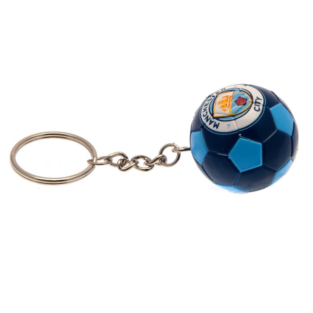 Manchester City FC Football Keyring - ScentiMelti Home Fragrance, Beauty & Gifts UK