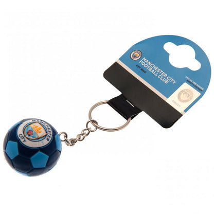 Manchester City FC Football Keyring - ScentiMelti Home Fragrance, Beauty & Gifts UK