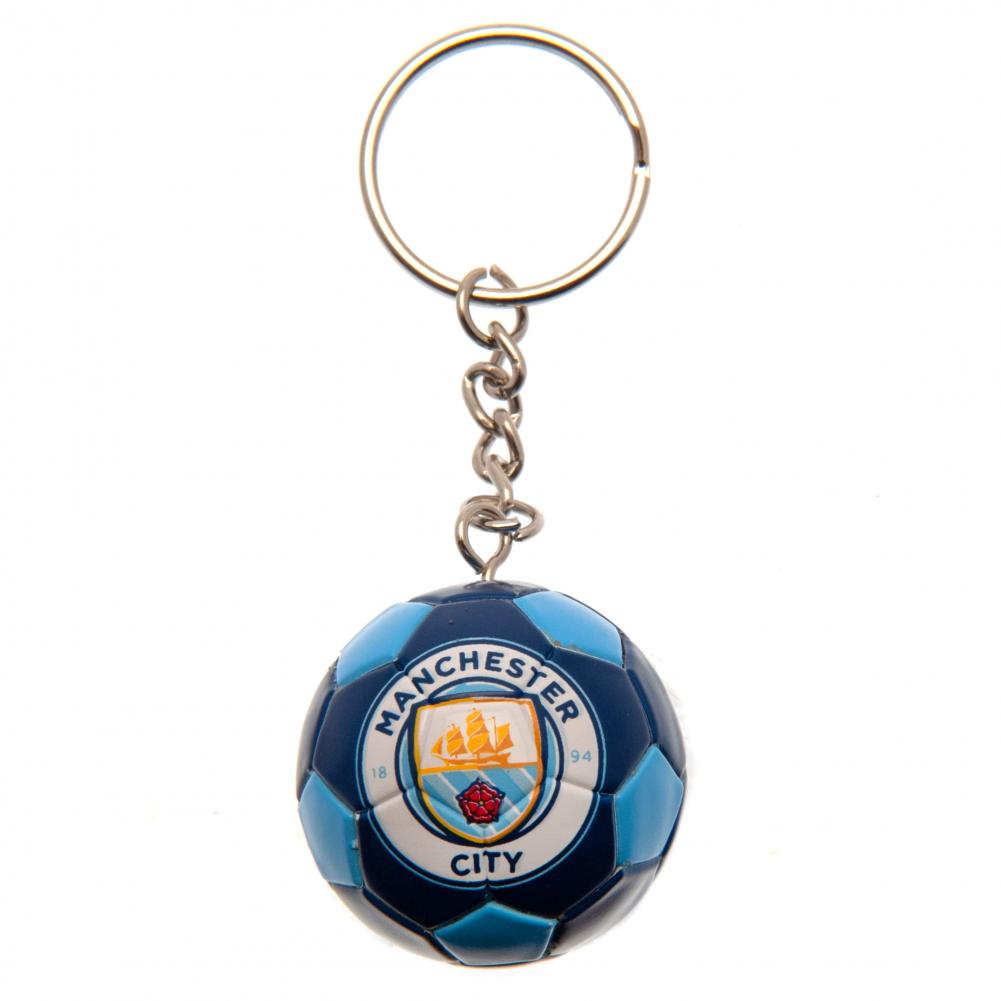 Manchester City FC Football Keyring - ScentiMelti Home Fragrance, Beauty & Gifts UK