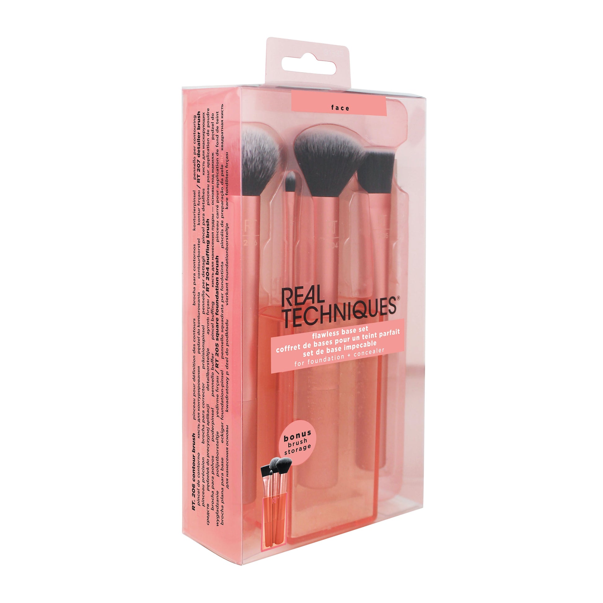 Real Techniques Flawless Base Makeup Brush Set - ScentiMelti Home Fragrance, Beauty & Gifts UK