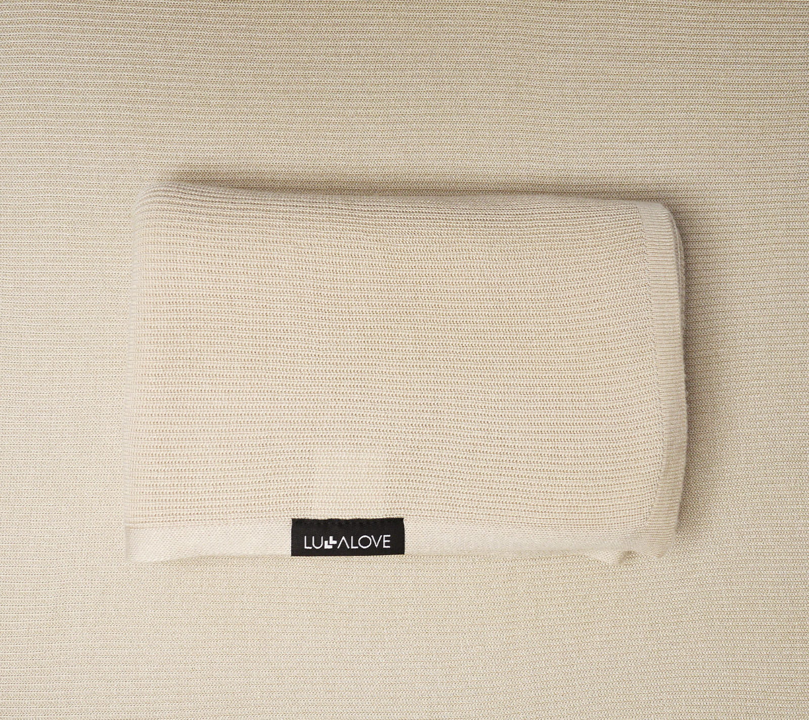 Light knitted bamboo swaddle blanket - Beige - ScentiMelti Home Fragrance, Beauty & Gifts UK