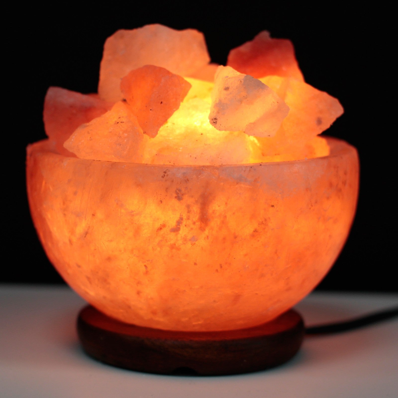 Salt Fire Bowl and Chunks - 15cm x 9cm - ScentiMelti  Salt Fire Bowl and Chunks - 15cm x 9cm