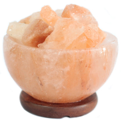 Salt Fire Bowl and Chunks - 15cm x 9cm - ScentiMelti  Salt Fire Bowl and Chunks - 15cm x 9cm