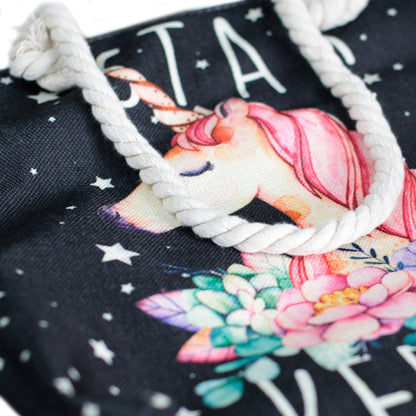 Rope Handle Bag - Star Keeper Unicorn - ScentiMelti  Rope Handle Bag - Star Keeper Unicorn