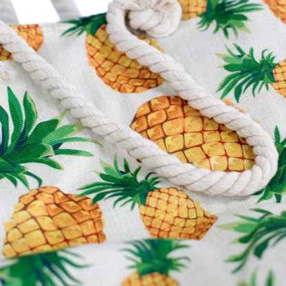 Rope Handle Bag - Pineapples - ScentiMelti  Rope Handle Bag - Pineapples