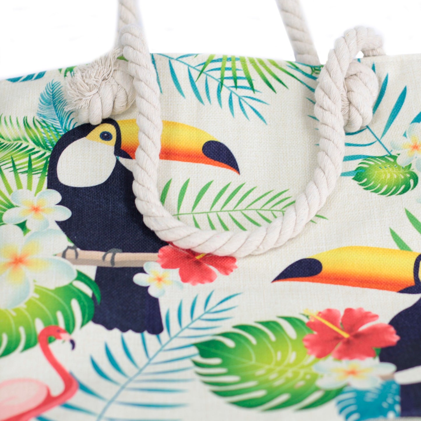 Rope Handle Bag - Tropical Toucan - ScentiMelti  Rope Handle Bag - Tropical Toucan