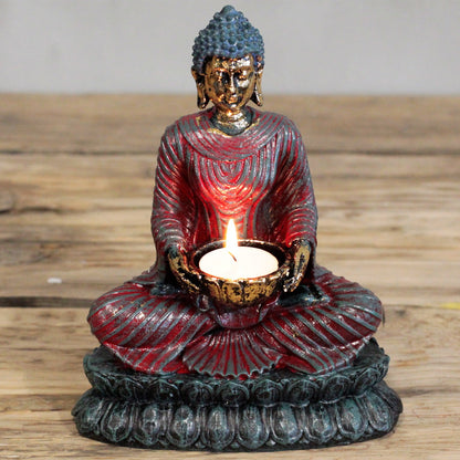 Antique Buddha - Devotee Candle Holder - ScentiMelti  Antique Buddha - Devotee Candle Holder