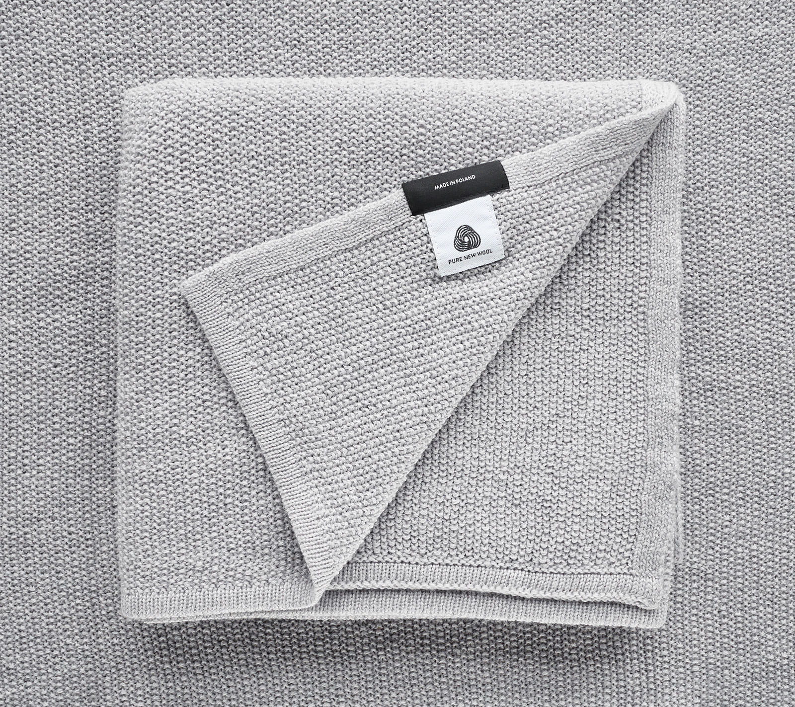 Light 100% Merino Wool Swaddle Blanket - Grey - ScentiMelti Home Fragrance, Beauty & Gifts UK