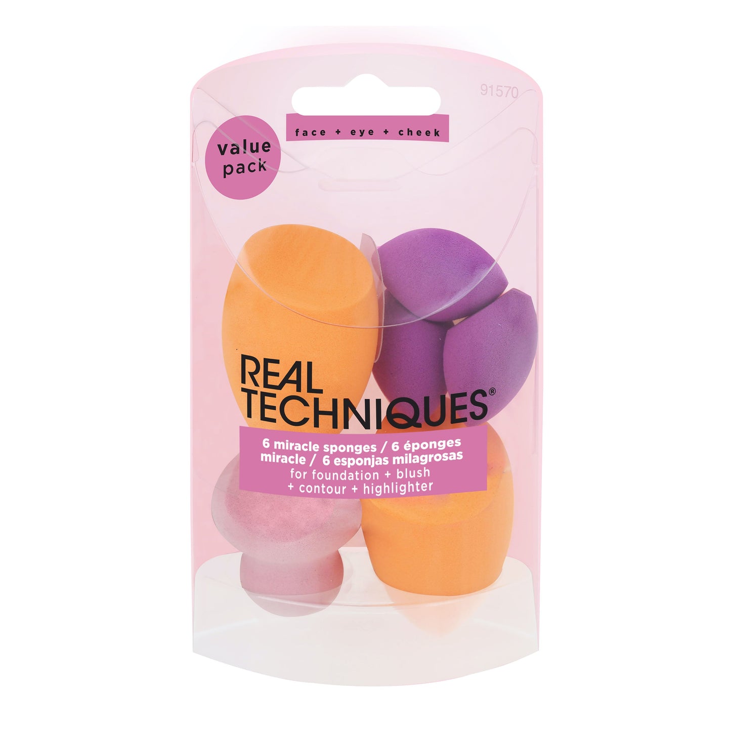 Real Techniques 6 Miracle Complex Sponges Beauty Goddess ScentiMelti Wax Melts