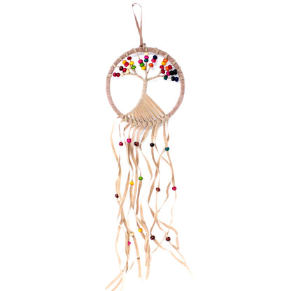 Tree of Life Dreamcatcher - 12cm (assorted) - ScentiMelti  Tree of Life Dreamcatcher - 12cm (assorted)