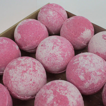 Cherry Jumbo Bath Bomb - ScentiMelti  Cherry Jumbo Bath Bomb