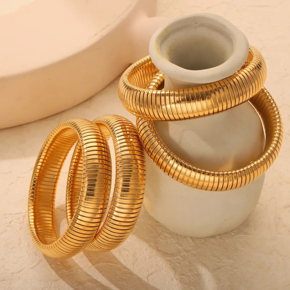 Set of Four Gold or Silver Bangles - ScentiMelti Home Fragrance, Beauty & Gifts UK