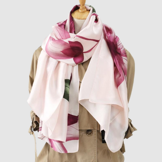 Floral Scarf Oriental Rose - ScentiMelti Home Fragrance, Beauty & Gifts UK