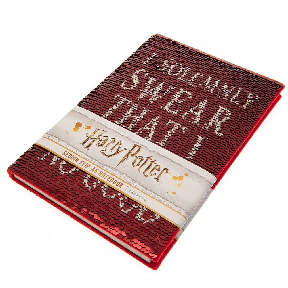 Harry Potter Premium Sequin Notebook - ScentiMelti Home Fragrance, Beauty & Gifts UK