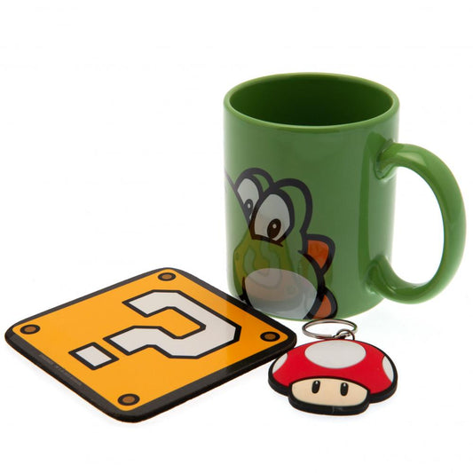 Super Mario Mug & Coaster Set Yoshi Sweetlea Gifts Ltd ScentiMelti Wax Melts