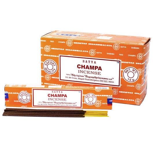 Satya Incense 15gm - Champa - ScentiMelti  Satya Incense 15gm - Champa