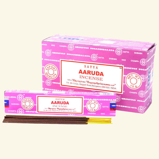 Satya Incense 15gm - Aaruda - ScentiMelti  Satya Incense 15gm - Aaruda