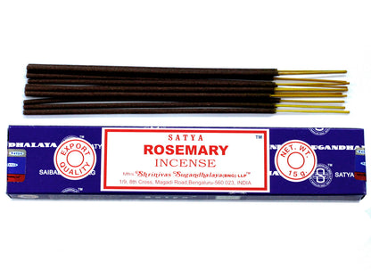 Satya Incense 15gm - Rosemary - ScentiMelti  Satya Incense 15gm - Rosemary