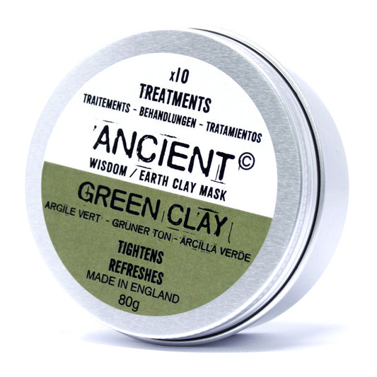 Green Clay Face Mask 80g - ScentiMelti  Green Clay Face Mask 80g