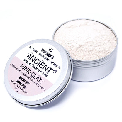 Pink Clay Face Mask 50g - ScentiMelti  Pink Clay Face Mask 50g