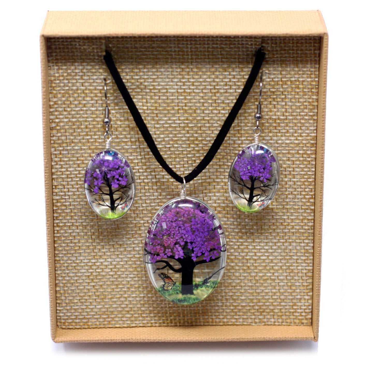 Pressed Flowers - Tree of Life set - Lavender - ScentiMelti  Pressed Flowers - Tree of Life set - Lavender