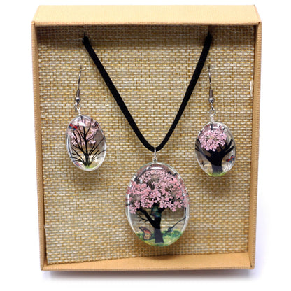 Pressed Flowers - Tree of Life set - Pink - ScentiMelti  Pressed Flowers - Tree of Life set - Pink