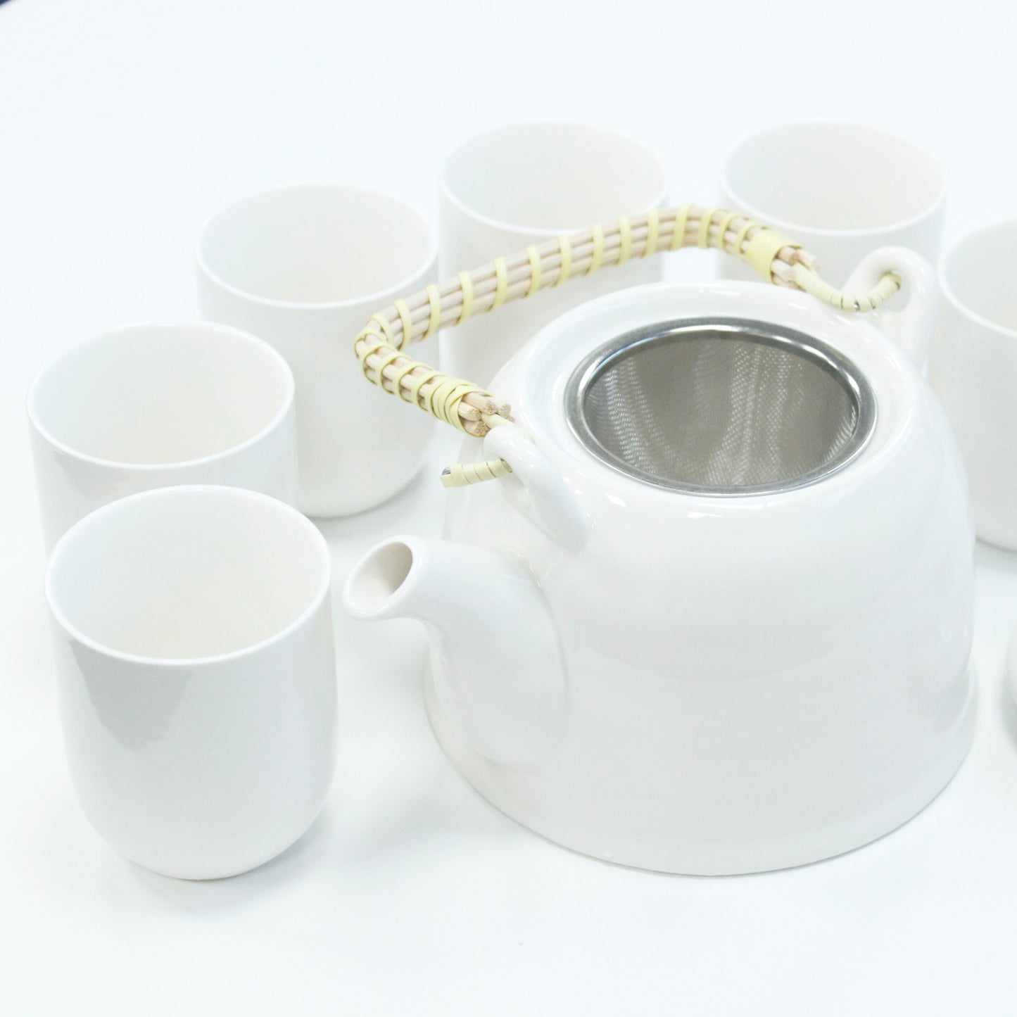 Herbal Teapot Set - Classic White - ScentiMelti  Herbal Teapot Set - Classic White