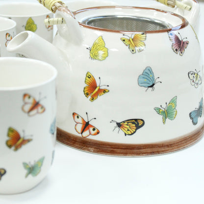 Herbal Teapot Set - Butterflies - ScentiMelti  Herbal Teapot Set - Butterflies