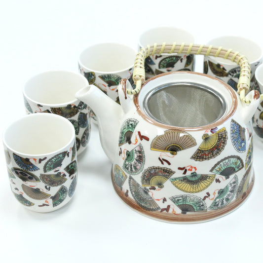 Herbal Teapot Set - China Fans - ScentiMelti  Herbal Teapot Set - China Fans