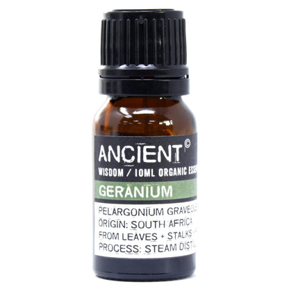 Geranium Organic Essential Oil 10ml - ScentiMelti  Geranium Organic Essential Oil 10ml