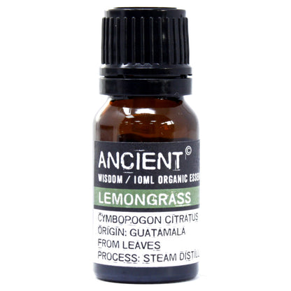 Lemongrass Organic Essential Oil 10ml - ScentiMelti  Lemongrass Organic Essential Oil 10ml