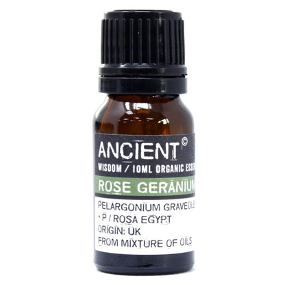 Rose Geranium Organic Essential Oil 10ml - ScentiMelti  Rose Geranium Organic Essential Oil 10ml