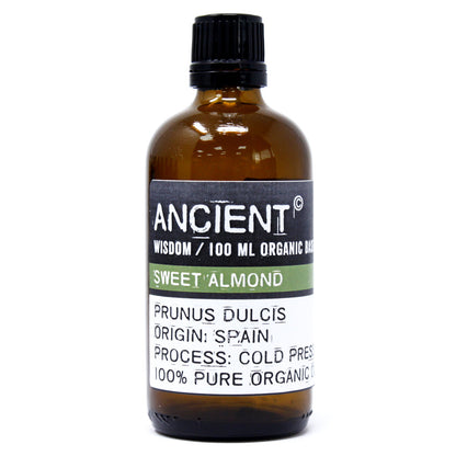 Sweet Almond Organic Base Oil - 100ml - ScentiMelti  Sweet Almond Organic Base Oil - 100ml