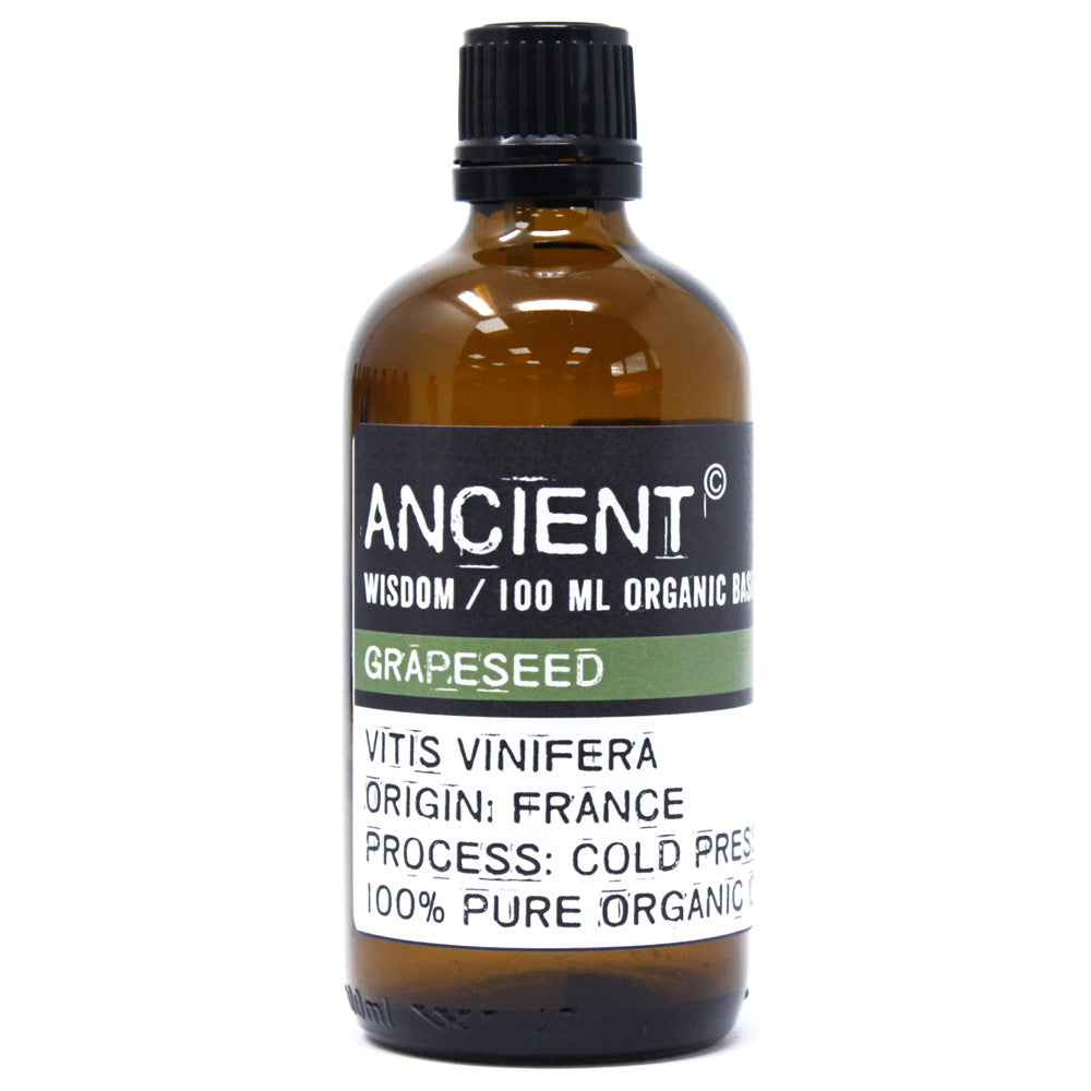 Grapeseed Organic Base Oil - 100ml - ScentiMelti  Grapeseed Organic Base Oil - 100ml