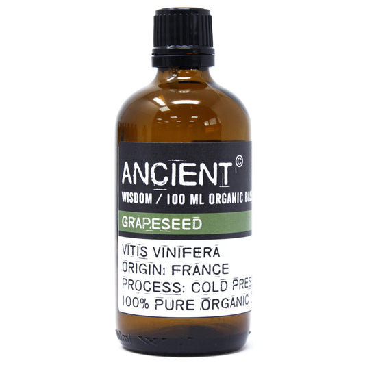 Grapeseed Organic Base Oil - 100ml - ScentiMelti  Grapeseed Organic Base Oil - 100ml