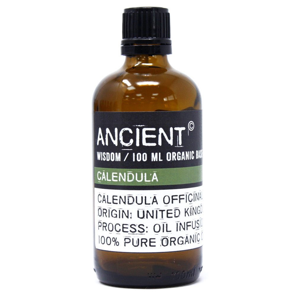 Calendula Organic Base Oil - 100ml - ScentiMelti  Calendula Organic Base Oil - 100ml