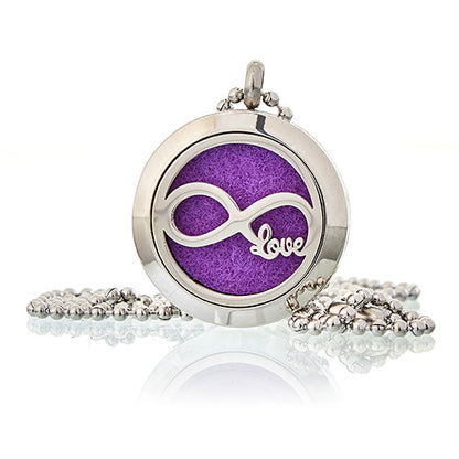 Aromatherapy Diffuser Necklace - Infinity Love 25mm - ScentiMelti  Aromatherapy Diffuser Necklace - Infinity Love 25mm