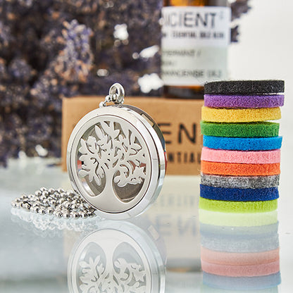 Aromatherapy Diffuser Necklace - Tree of Life 30mm - ScentiMelti  Aromatherapy Diffuser Necklace - Tree of Life 30mm