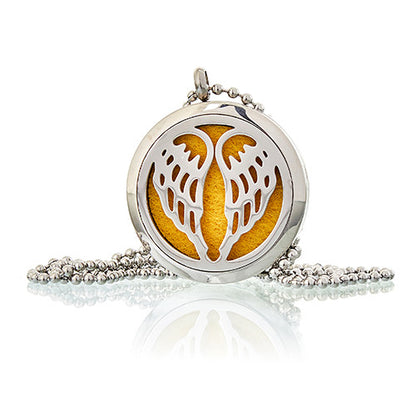 Aromatherapy Diffuser Necklace - Angel Wings 30mm - ScentiMelti  Aromatherapy Diffuser Necklace - Angel Wings 30mm