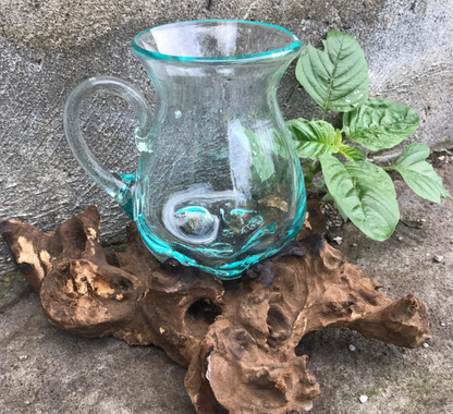 Molten Glass on Wood- Water Jug - ScentiMelti  Molten Glass on Wood- Water Jug