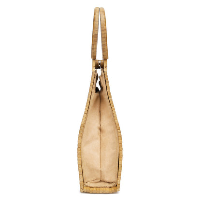 Arabella Unique Fashion Creative Bamboo Straw Woven Ladies Holiday Vacation Bag