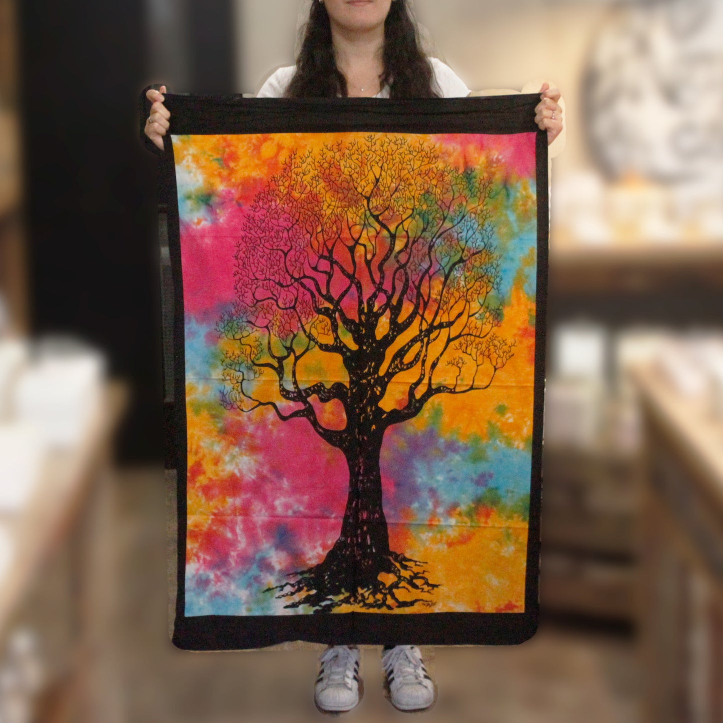 Cotton Wall Art - Tree of Strength - ScentiMelti  Cotton Wall Art - Tree of Strength